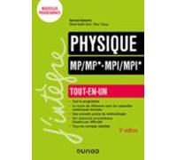 Physique Tout-en-un Mp/mp*-mpi/mpi* - 5e Éd. (ebook)