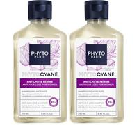 Phyto Paris - Phytocyane - Champú Revitalizante Anticaída 250ml - Extracto de Ginkgo - Quina - Más Volumen - 81% Ingredientes Naturales