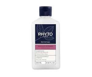 Phyto Paris - Rizos intensos - Champú Nutrition Rizos, 250 ml, cabello rizado, rizado 3B a 4C, nutre - Limpia suavemente, redefine los rizos, elimina los residuos de peinado