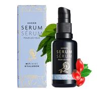 PHYTOMED | Sérum para ojos con ácido hialurónico | Agua de rosas orgánica y extractos de brotes | 30 ml | Hidratante | Reafirmante | 100% natural y vegano | Cosmética natural | Fabricado en Suiza