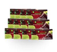 PhytoScience - Paquete de 12 unidades de células madre dobles de manzana y uva antienvejecimiento para el cuidado de la piel natural, antioxidante, reduce las arrugas, líneas finas, poros, espinillas