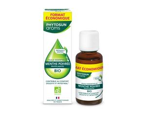 Phytosun Aromas - Aceite esencial de menta piñata orgánica - 100% puro y natural - Contribuye a la comodidad digestiva e intestinal - 30 ml