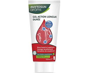 Phytosun Arôms - Gel de acción prolongada - con aceites esenciales - nutre y calma la piel - Alivia la espalda, cuello, caderas, rodillas y brazos - Fórmula 95% de origen natural - 100 ml