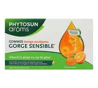 Phytosun Aroms Gummies Garganta Sensible Naranja Eucalipto 30uds