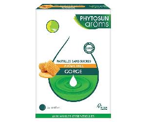 Phytosun Aroms respiracin pastillas sin azcar miel 24 pastillas