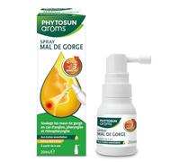 Phytosun Arôms - Spray de dolor de garganta - con aceites esenciales - 20 ml
