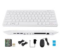 Pi 500 Kit básico, potente computadora de teclado, mismo procesador de cuatro núcleos de 64 bits y driver de E/S RP1 de RPi 5, compatible con WIFI/Bluetooth, viene con tarjeta oficial RPi Micro SD de