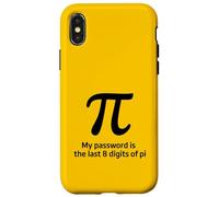 Pi Contraseña Divertido Profesor de Matemáticas Broma Geek Ciencia Pi Day Carcasa para iPhone X/XS