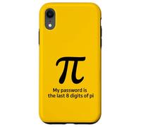 Pi Contraseña Divertido Profesor de Matemáticas Broma Geek Ciencia Pi Day Carcasa para iPhone XR