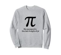 Pi Contraseña Divertido Profesor de Matemáticas Broma Geek Ciencia Pi Day Sudadera