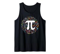 Pi Day 3,14 Pi Número Símbolo Matemáticas Ciencias Entrenador Profesor Camiseta sin Mangas