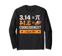 Pi Day 3,14 = Pie Coincidencia Creo Que no es un Amante de Las matemáticas Ciencia Manga Larga