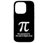 Pi Day Contraseña Divertido Profesor de Matemáticas Broma Geek Ciencia Pi Carcasa para iPhone 14 Pro