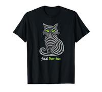 Pi Day Math Purr-FECT Cat 3.14 Profesor de Ciencias Matemáticas Camiseta