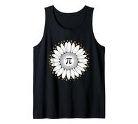 Pi Day Sunflower 3,14 Pi Número Símbolo Matemáticas Profesor Camiseta sin Mangas