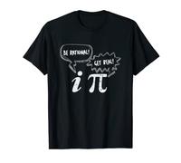 Pi Day Tees: Be Rational Get Real Pi y Número Imaginario Camiseta