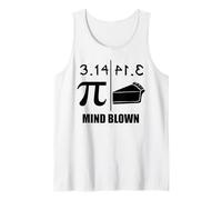 Pi es Igual a Pastel 3.14 La Mente soplada Pi es Igual a Pastel Camiseta sin Mangas