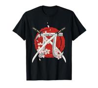 Pi Japanese Samurai Sword Pi Day Camiseta