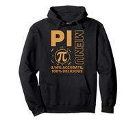 Pi Menu 3.14 Menú Pastel Preciso Día Feliz Pi Día de Las Matemáticas Sudadera con Capucha