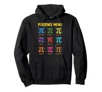 Pi Menu 3.14 Pi Símbolo, Feliz día pi, Amante de Las matemáticas Sudadera con Capucha