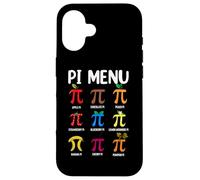 Pi Menu 3.14 Pi Symbol - Math Teacher Happy Pi Day Carcasa para iPhone 16