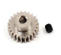 Pi n de motor Robinson Racing 1024 de acero niquelado duro, di metro interior de 1/8"", paso 48, 24 dientes