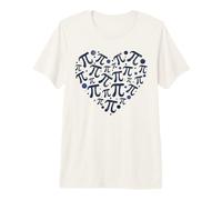 Pi Number Heart - 3.14 Matemáticas Feliz Día Pi Estudiante de Matemáticas Camiseta Premium