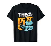 Pi Pijama Matemáticas Camisa de Dormir Escuela This Is My Pi-Jama Camiseta