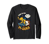 Pi Pijama Matemáticas Camisa de Dormir Escuela This Is My Pi-Jama Manga Larga