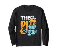 Pi Pijama Matemáticas Camisa de Dormir Escuela This Is My Pi-Jama Manga Larga