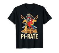 Pi-Rate Parrot Math Teacher Pi Day Pirate Pun 3.14 Camiseta