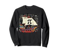 Pi Rate Pirata Ship Funny Math Pie Juego de Palabras Hombres Niños Niños Mujeres Sudadera