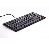 Pi Supply Teclado oficial Raspberry Pi - Versión española (negro/gris) - USB - 79 teclas - Ergonómico - Diseño AZERTY