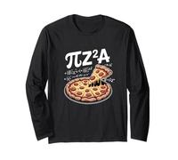Pi Z² A Pizza Fórmula Matemática Matemáticas Pi Signo Manga Larga