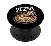 Pi Z² A Pizza Fórmula Matemática Matemáticas Pi Signo PopSockets PopGrip Adhesivo