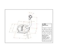 Escape SITO PIAGGIO APE TM P 602 220 CC (`82-`83) - APE TM P 703 220 CC (`84)