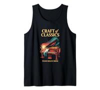 Pianista ARTESANÍA DE CLÁSICOS Aficionados Pros Fans Pianista Camiseta sin Mangas