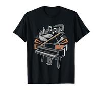 Pianista De Jazz Estandares Musico Camiseta
