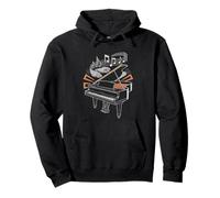Pianista De Jazz Estandares Musico Sudadera con Capucha