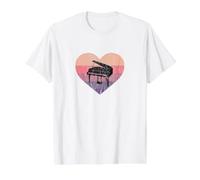 Pianista De Música Clásica Pianista Alas Piano Camiseta gráfica económica, Hombre, Blanco, S