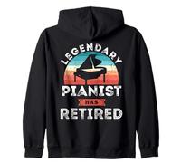 Pianista Legendario se ha Jubilado, Regalos de jubilación de Pianista Sudadera con Capucha