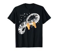 Pianista Notas Musicales Música Clásica Teclado De Piano Camiseta