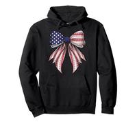 Pianista Pianista 4 de Julio Bandera Americana Patriótica Sudadera con Capucha