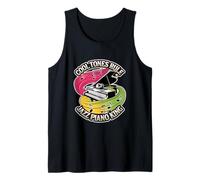 Pianista REGLA DE LOS TONOS COOL TONES Artistas Pros Fans Pianista Camiseta sin Mangas