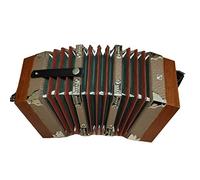 Piano Acordeón 20 Llave, Profesional 20 Botones Acordeón Concertina Instrumento Musical Con Bolsa De Transporte, Excelente Regalo For Niños Y Amigos