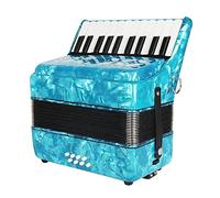 Piano Acordeón Bajo De 22 Teclas Y 8 Con Correa, Instrumento De Teclado, Sonido Más Suave, For Estudiantes Principiantes, Fascinante