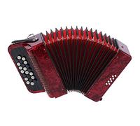 Piano Acordeón Bajo De 22 Teclas Y 8 Teclas, Con Correa Y Mochila De Acordeón, Instrumento Musical, For Aula En Casa Solista Y Conjunto