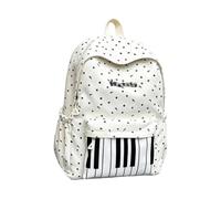 Piano Backpack Kids, Large Capacity Piano Print Bag, Cute School Backpack