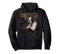 Piano Boston Terrier Sudadera con Capucha