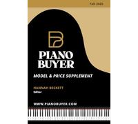 Piano Buyer Model & Price Supplement / Fall 2025